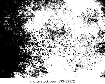 Ink blots Grunge Urban Background.Texture Vector.Dust Overlay Distress Grain ,Simply Place smudge illustration over any Object to Create rough  Effect .Black paint splattered , dirty design element 