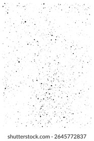 Ink blots on a grungy urban background. Texture vector. Dust overlay, distressed grain, black paint splatter. Dirty poster for your design. Hand-drawn illustration.