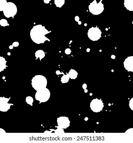 ink blots pattern. vector 2