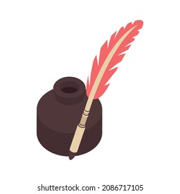 ink bottle and feather icon