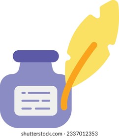 ink bottle flat icons design