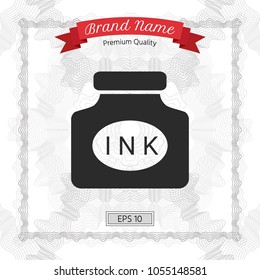 Ink bottle icon