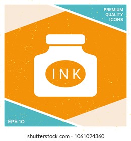 Ink bottle icon