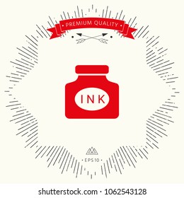 Ink bottle icon