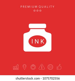 Ink bottle icon