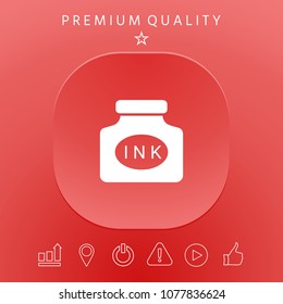 Ink bottle icon