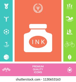 Ink bottle icon