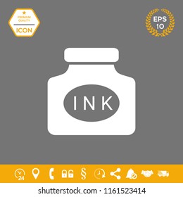 Ink bottle icon