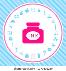 Ink bottle icon
