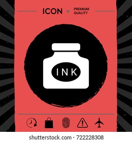 Ink bottle icon