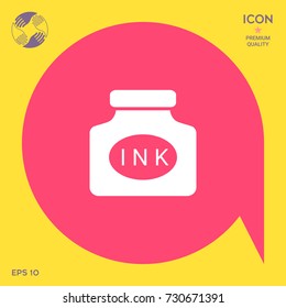 Ink bottle icon
