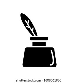 INK bottle icon vector in flat design on white background