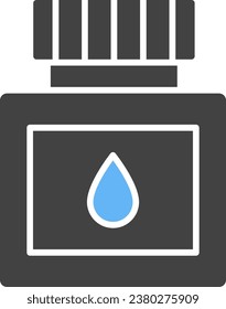 Ink Bottle icon vector image. Suitable for mobile application web application and print media.