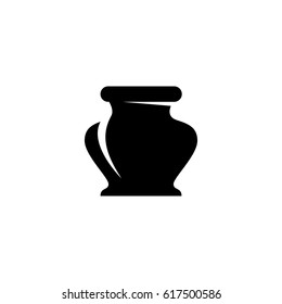 Ink bottle icon. Vector logo illustration isolated sign symbol