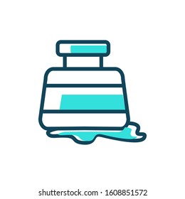 INK bottle icon vector in trendy style