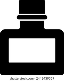 Ink Bottle Isolated Vector Icon