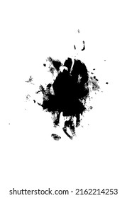  Ink, brush, drops. EPS 10, artwork.