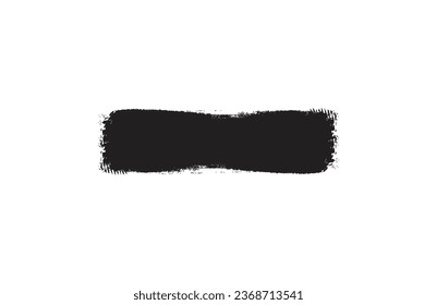 Colección de líneas de pincel de tinta . Grunge seco Stroke.