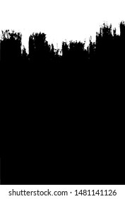 Ink brush stroke background, Vector