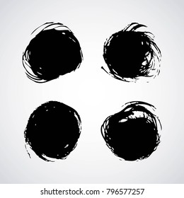ink brush stroke different grunge art texture dirty creative element paintbrush