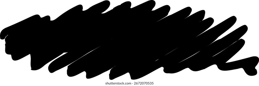 Diseño angustiado de la carrera del pincel de la tinta