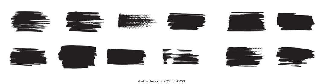 ink brush stroke vector illustration