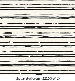 Ink Brush Strokes Textured Broken Striped Pattern