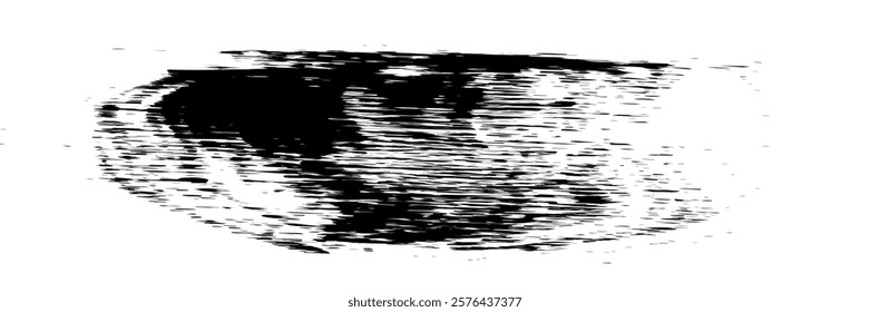 ink brush touch. black ink brush strokes frame. Black ink background painted by brush. vector ilustration