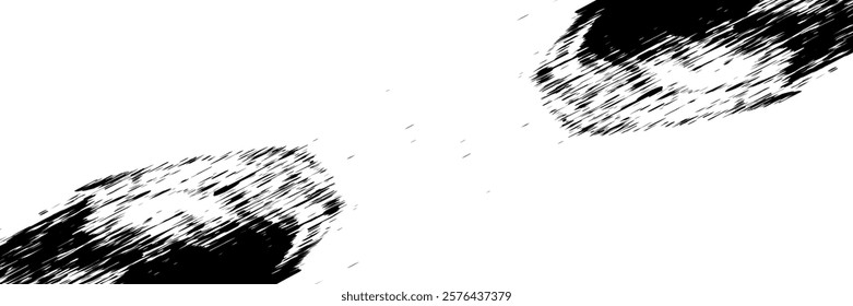 ink brush touch. black ink brush strokes frame. Black ink background painted by brush. vector ilustration