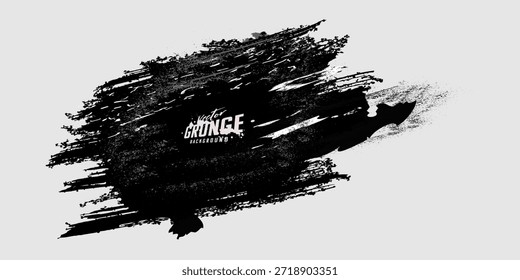 Pincelada de tinta sobre fondo blanco con salpicaduras visibles para efecto de estilo de acuarela. Grunge aislado sobre fondo blanco