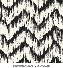 Ink-Pinselstriche Texturierte Chevron-Muster