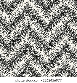 Pinceles de tinta Patrón de cheurón texturizado