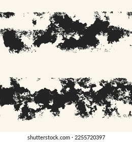 Ink Brushstrokes Textured Striped Pattern