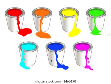 Ink Cans Stock Vector (Royalty Free) 1466198 | Shutterstock