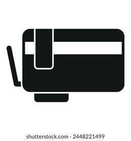 Ink cartridge icon simple vector. Printer colored equipment. Sign image