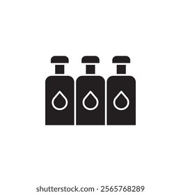 Ink cartridge icon Vector flat thin line illustration