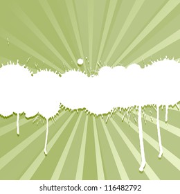 Ink color splashes vector burst background