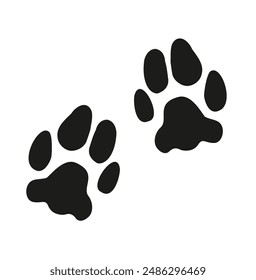 Ink Dogs Paw illustration, Print Vector