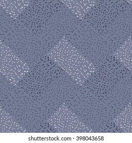 Ink dotted blue and light blue.Hand drawn with ink seamless background.Modern hipster style design.