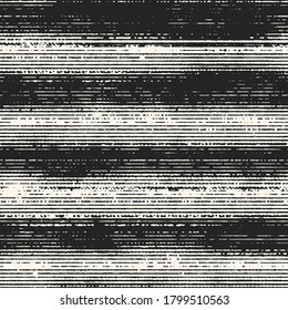 Ink Drawn Brushed Textured Striped Pattern