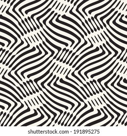 Ink Drawn Ethnic Zigzag Pattern