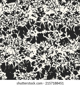 Ink Drawn Flora and Fauna Pattern