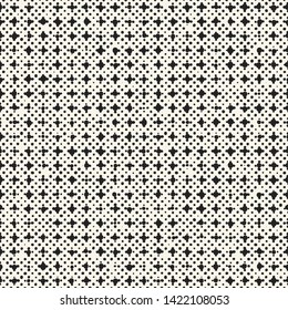 Ink Drawn Irregular-Sized Dots Graphic Motif. Seamless Pattern.