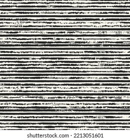 Ink Drawn Mottled Textured Striped Pattern