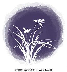 flor de gota de tinta 