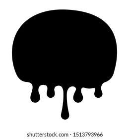 ink drop splash black isolated on white background, ink black blob and white space for banner background, water splash or blob black for element banner, water drop splatter simple for graphic design