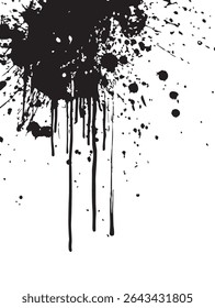 Ink Drop in Water Creating a Fluid Abstract Blend on White Background for Ethereal, Artistic, or Surreal Visuals