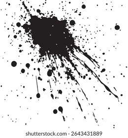 Ink Drop in Water Creating a Fluid Abstract Blend on White Background for Ethereal, Artistic, or Surreal Visuals