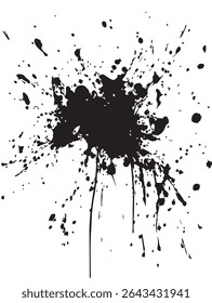 Ink Drop in Water Creating a Fluid Abstract Blend on White Background for Ethereal, Artistic, or Surreal Visuals