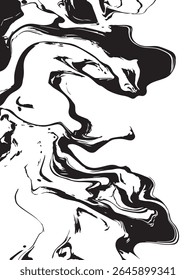 Ink Drop in Water Creating a Fluid Abstract Blend on White Background for Creative, Dreamy, or Artful Designs